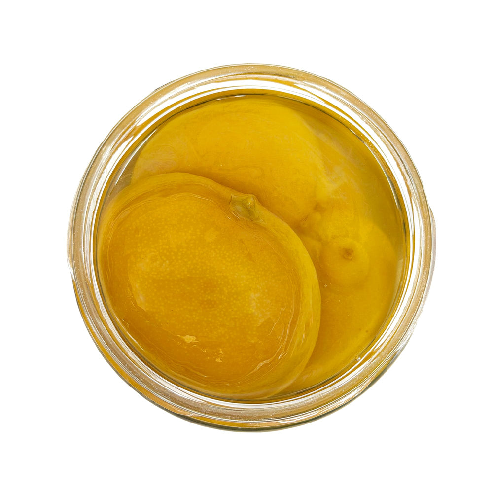 Sanniti mini preserved lemons ingredients label with authentic sour-sweet profile