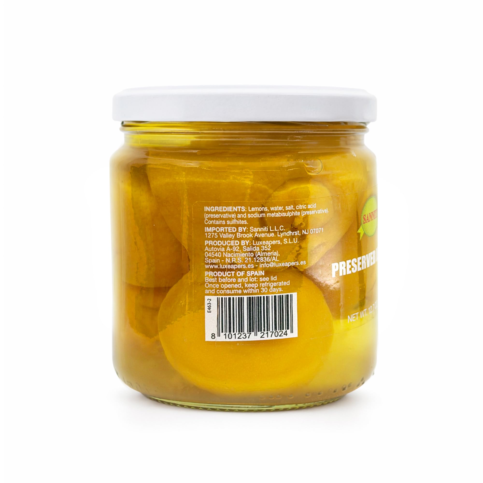 Sanniti mini preserved lemons jar brine detail emphasizing tangy aroma for sauces