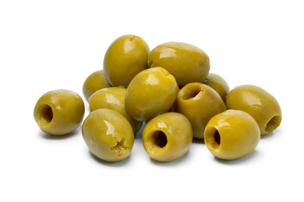 Sanniti olive jar open for immediate serving and sharing
