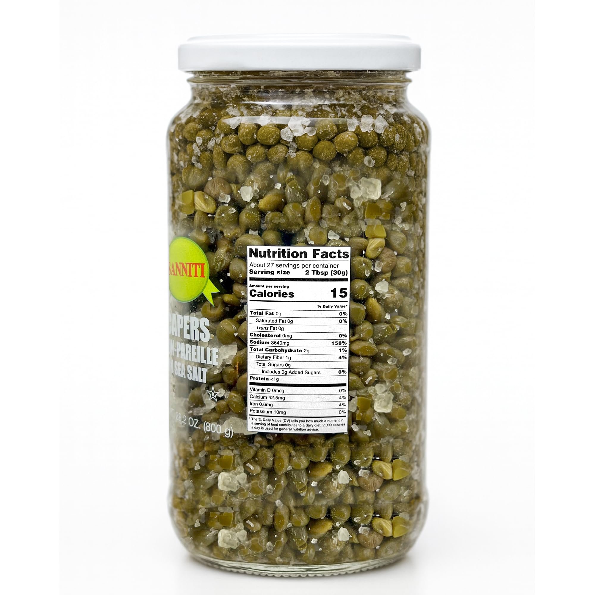 Sanniti capers non-pareille small size ideal for piccata and toppings