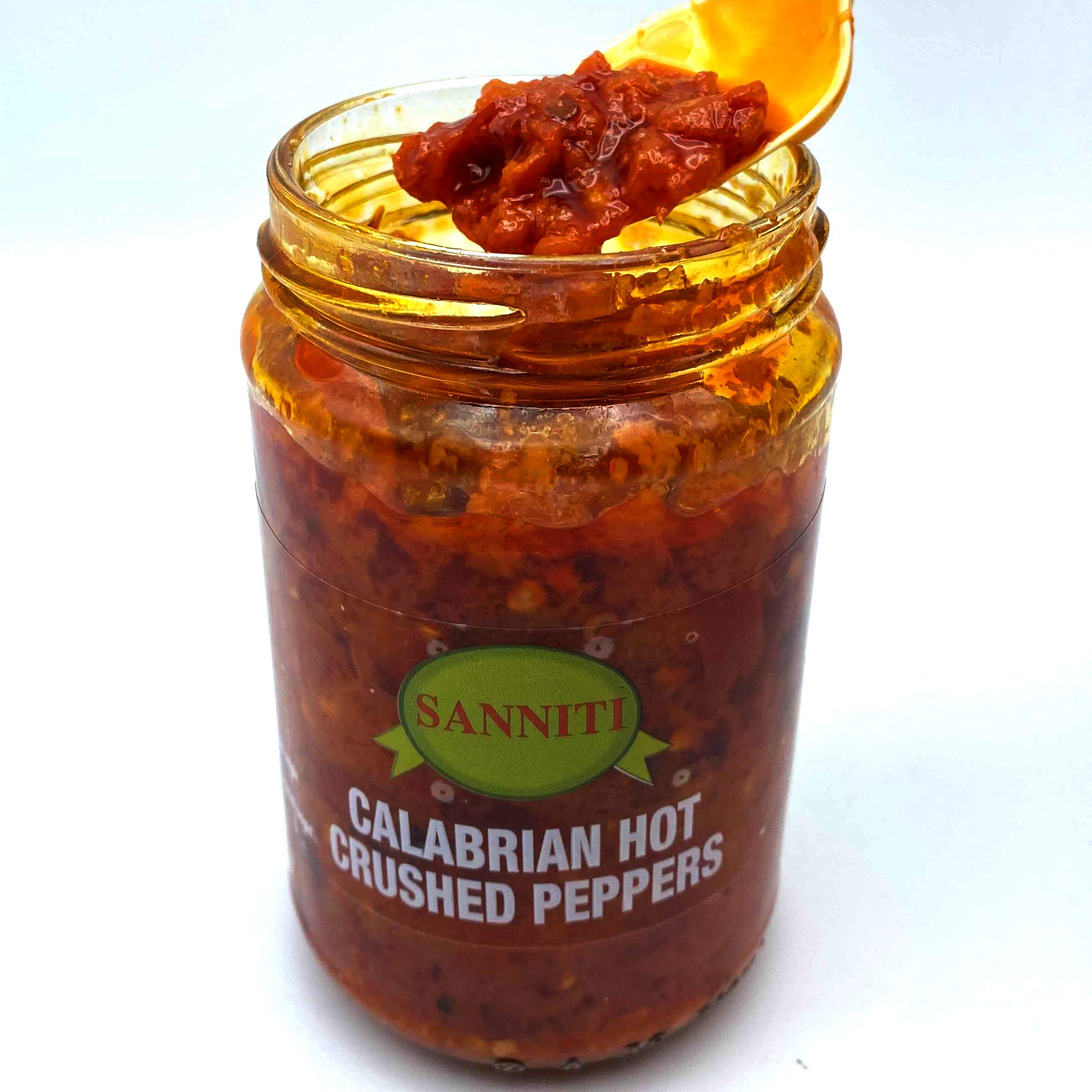 Sanniti pepper spread thickening sauces with hearty Calabrian heat.