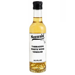 Sanniti Tarragon White Wine Vinegar bottle for refined salad dressings