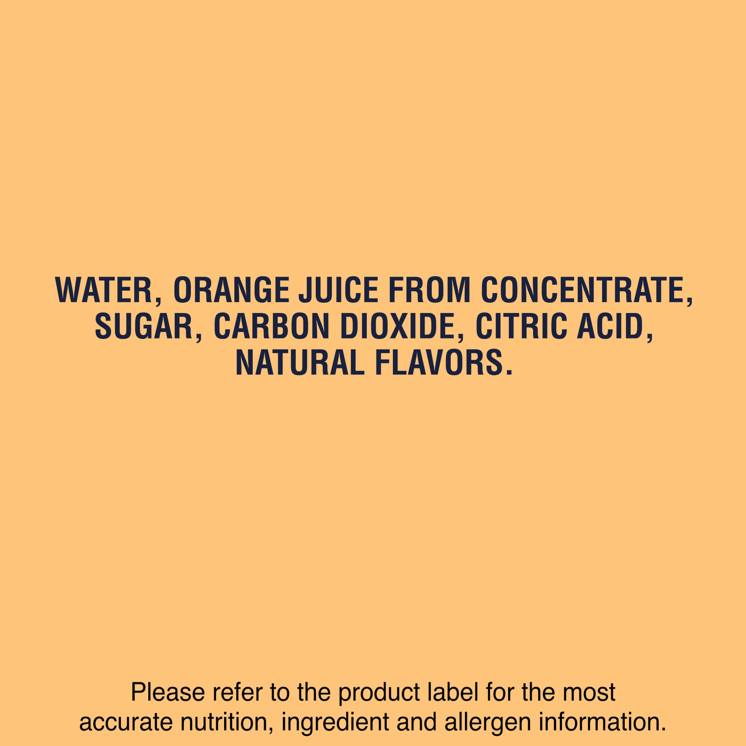 Sanpellegrino Aranciata can brings no artificial sweeteners to your glass.