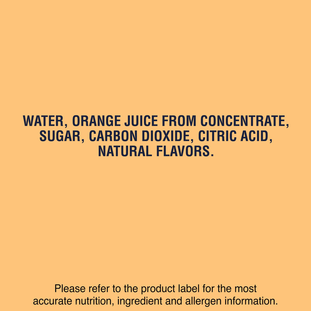 Sanpellegrino Aranciata can brings no artificial sweeteners to your glass.