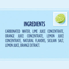 Sanpellegrino CIAO Lime pour into glass, ready for a zesty afternoon.