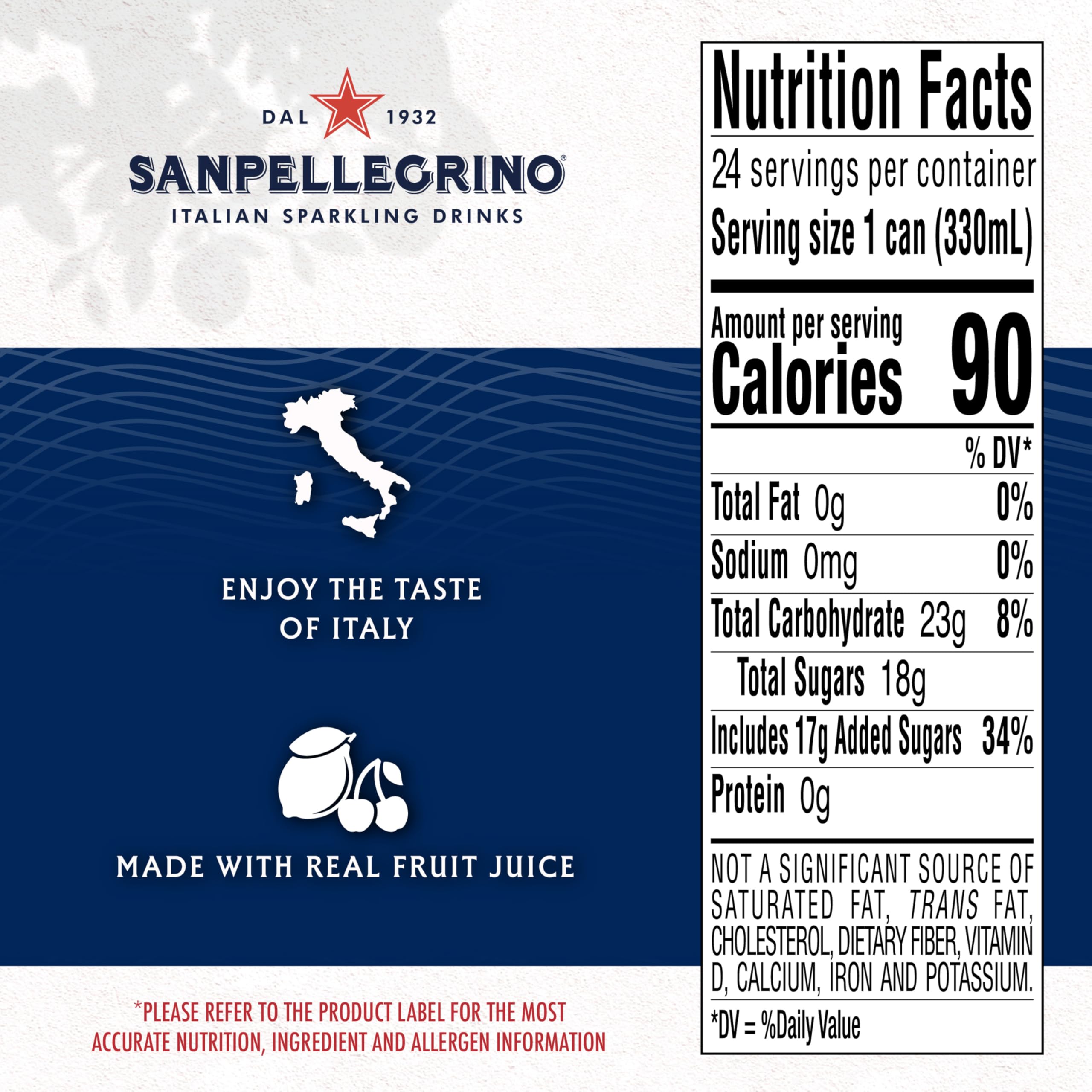 Close-up of Sanpellegrino Ciliegia Limone bubbles and crisp effervescence