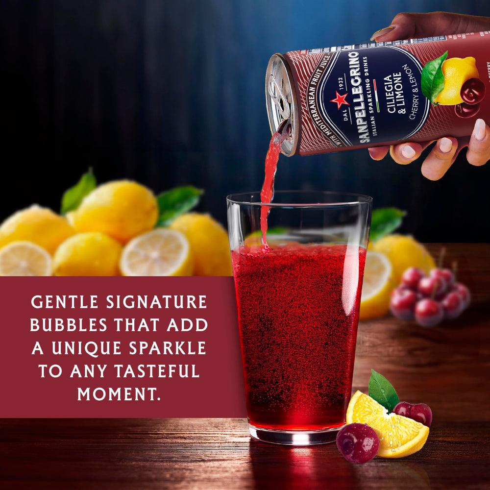 Ciliegia Limone with lemons and cherries suggests Mediterranean fruit flavors