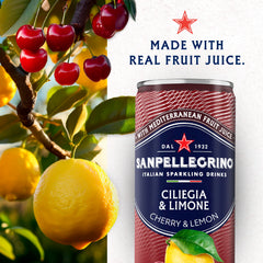 Sanpellegrino Ciliegia Limone 24-pack ideal for gatherings