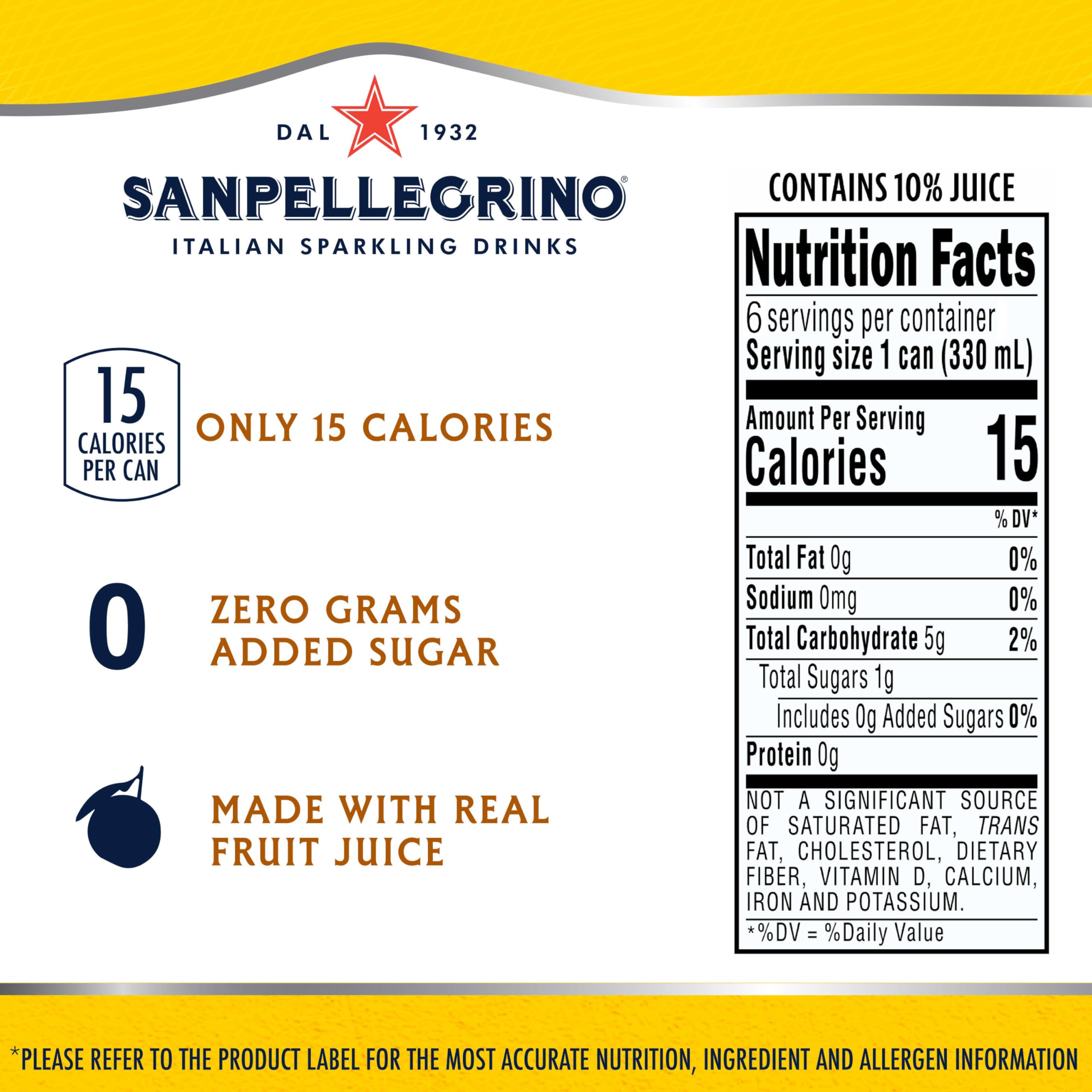 Pouring Sanpellegrino Lemonade into a glass reveals a bright, refreshing tart-sweet profile.