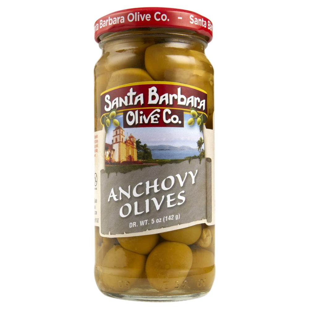 Santa Barbara Olive Co jalapeño stuffed olive jar brings subtle heat