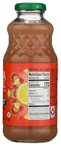 Refrigeration-ready Santa Cruz Organic Lemonade Strawberry in a cooler.