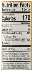 Santa Cruz Organic Mango Lemonade label closeup highlighting organic, gluten-free ingredients
