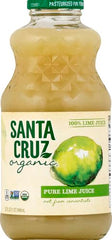 Santa Cruz Organic Lime Juice bottle on counter for everyday cooking.