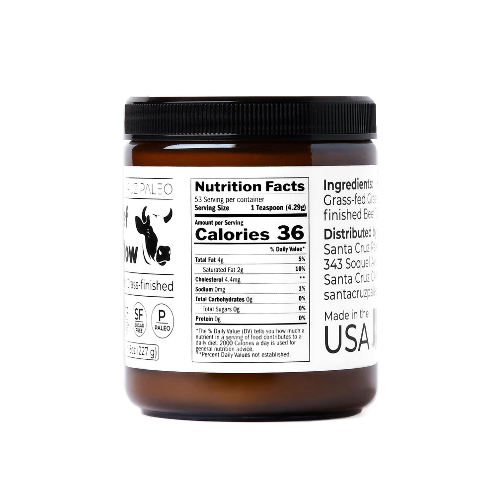 Santa Cruz Paleo Beef Tallow applied as a hydrating skincare moisturizer.