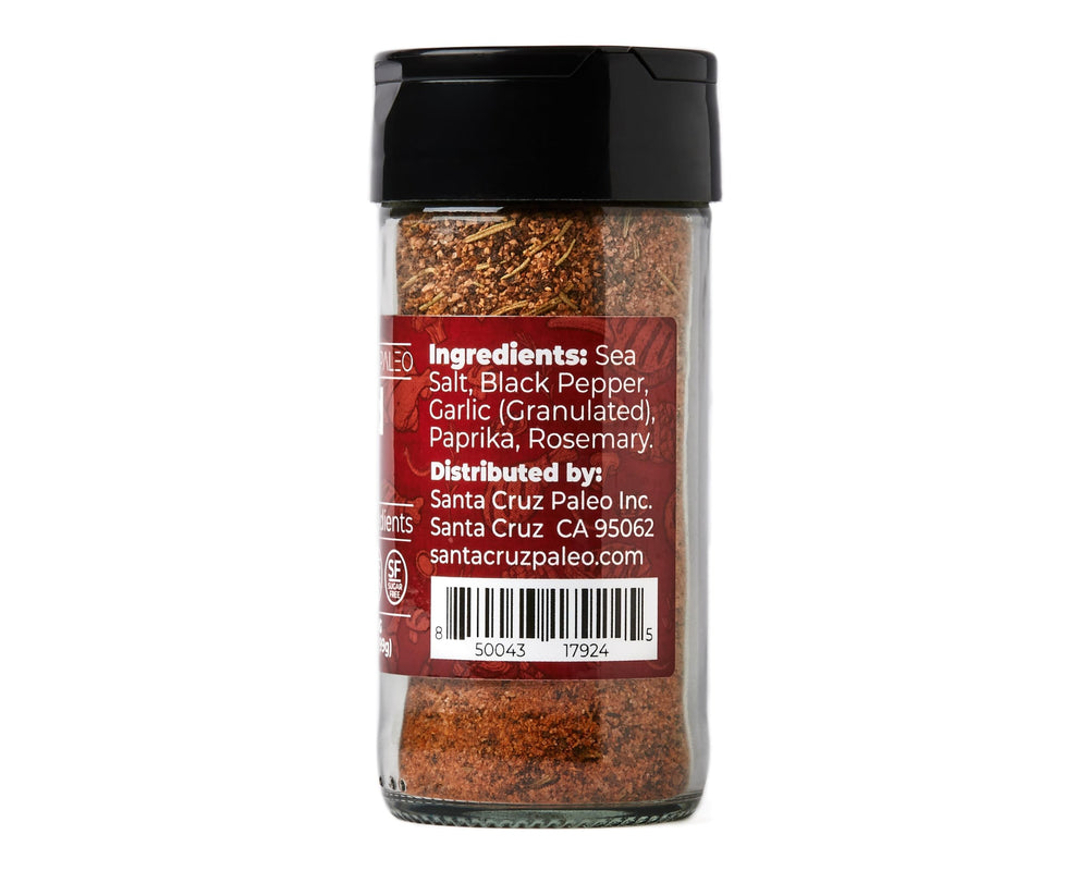 Salmon and shrimp seasoned with Santa Cruz Paleo Blend #2 for bright aroma