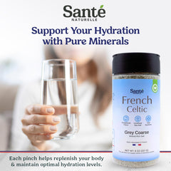 Sante Naturelle Celtic Salt grey coarse crystals ideal for grinders