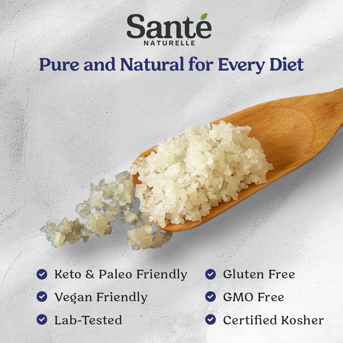Sante Naturelle Celtic Salt 8 oz packaging for kitchen storage