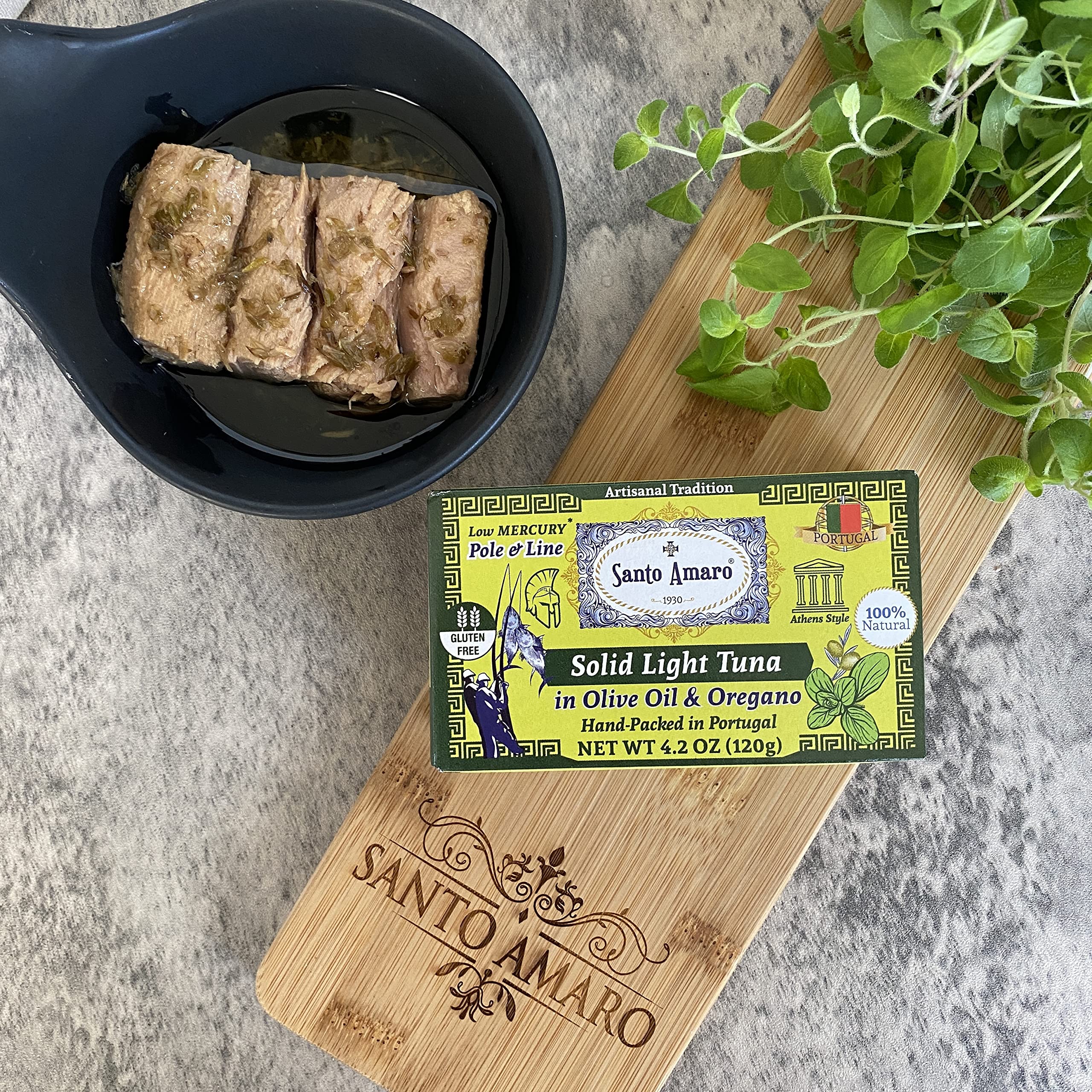 Santo Amaro Oregano Athens Style tuna, Mediterranean twist for salads