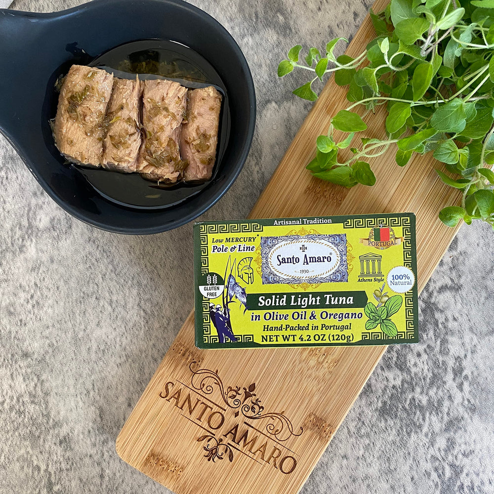 Santo Amaro Oregano Athens Style tuna, Mediterranean twist for salads