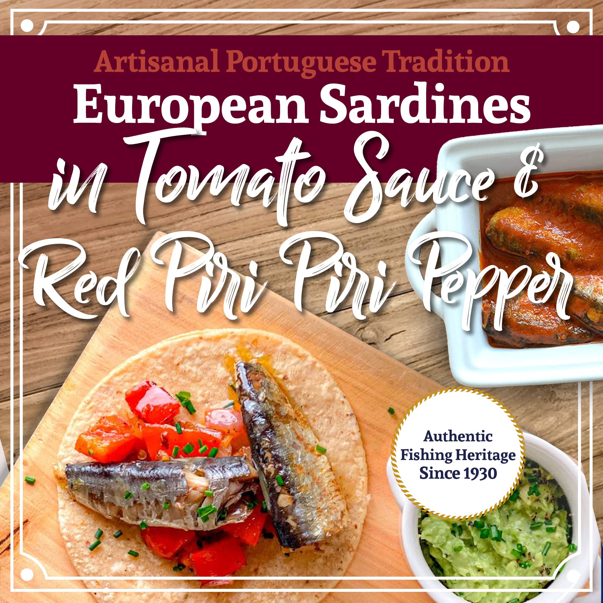 Santo Amaro sardines provide high protein and omega 3 in a convenient can.