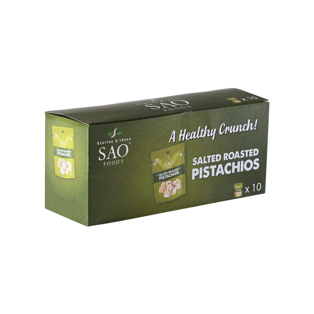 SAO Foods pistachios in shell as a bulk snack option for lunches.