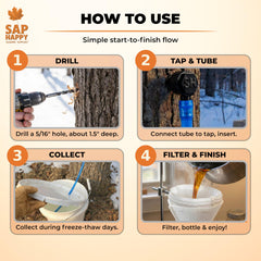 SAP HAPPY SUGARIN SUPPLIES heavy duty maple syrup filter for crystal clear batches.