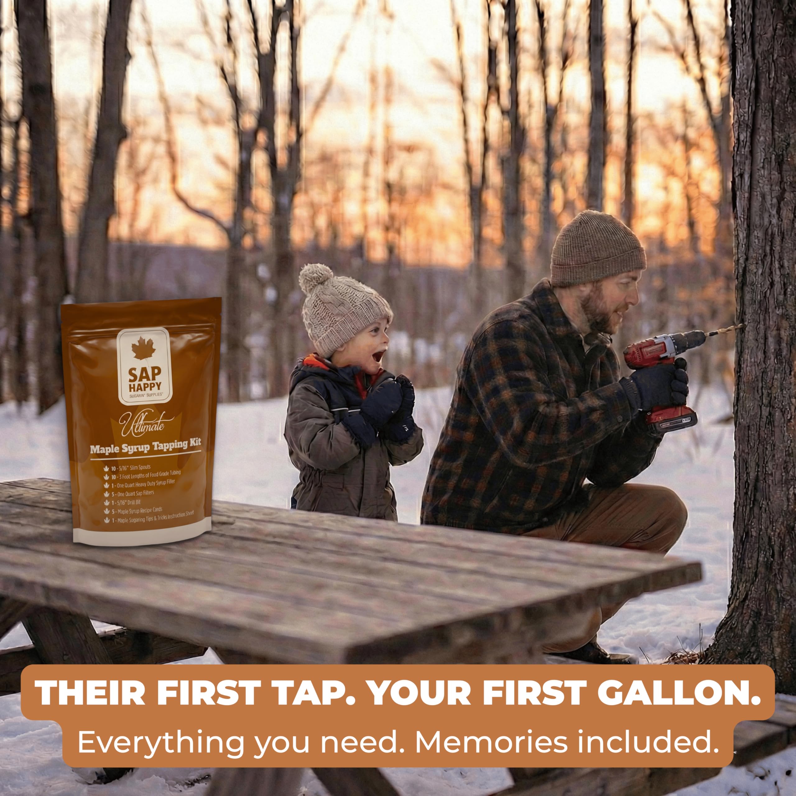 SAP HAPPY SUGARIN SUPPLIES two stage filtration for clean syrup.