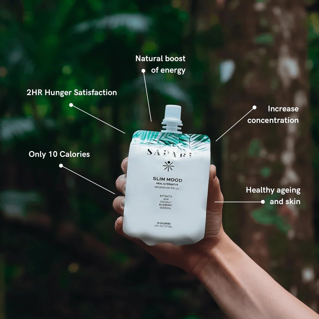 Close-up of Sapari Slim Mood ingredients blend for active days