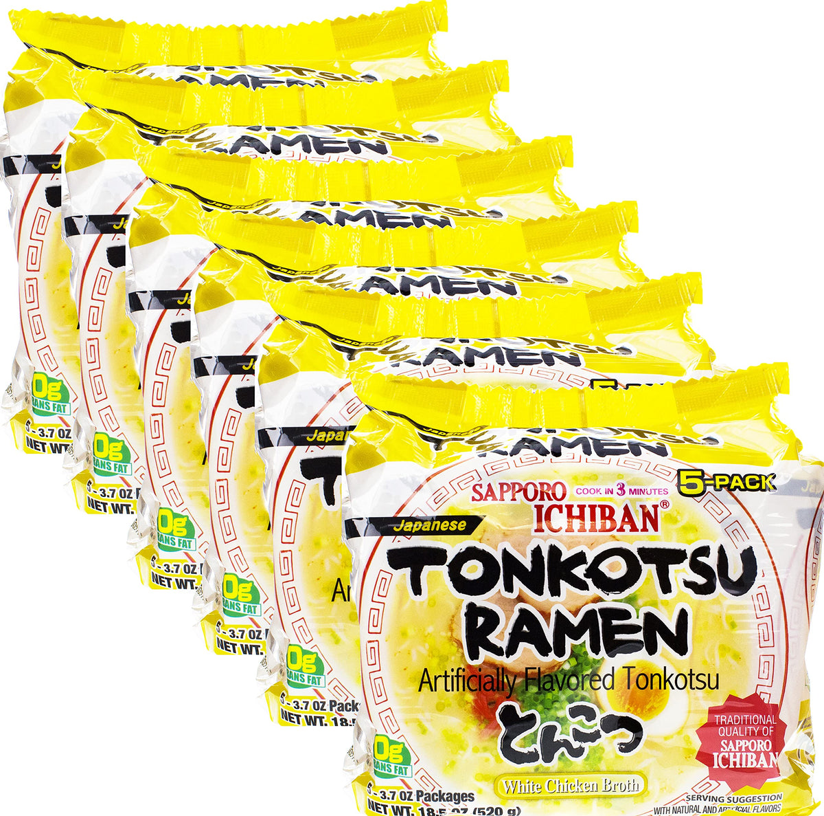 Sapporo Ichiban Tonkotsu noodles front pack for quick meals.