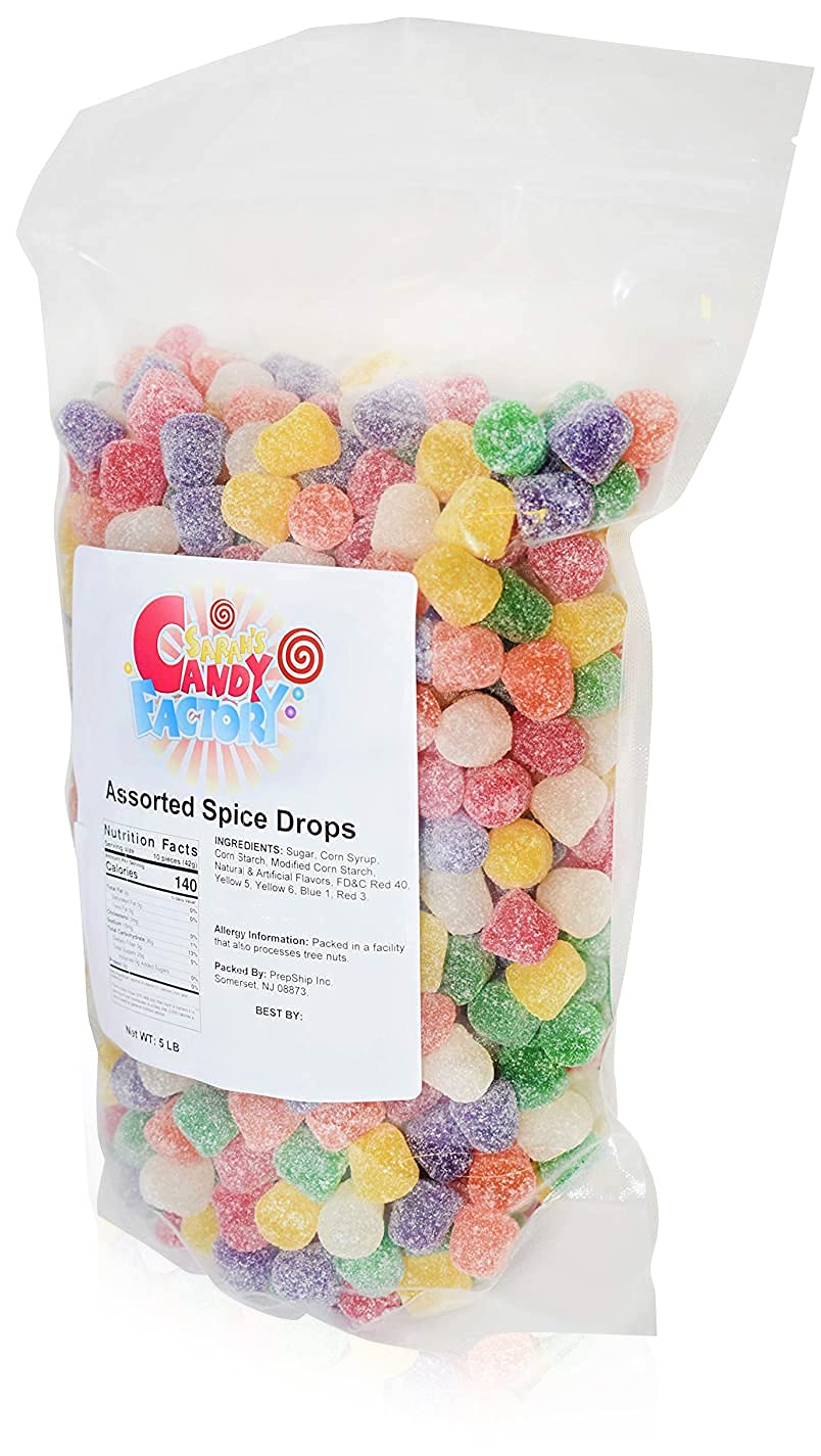Open bag of spice drops from Sarah's Candy Factory ready to share