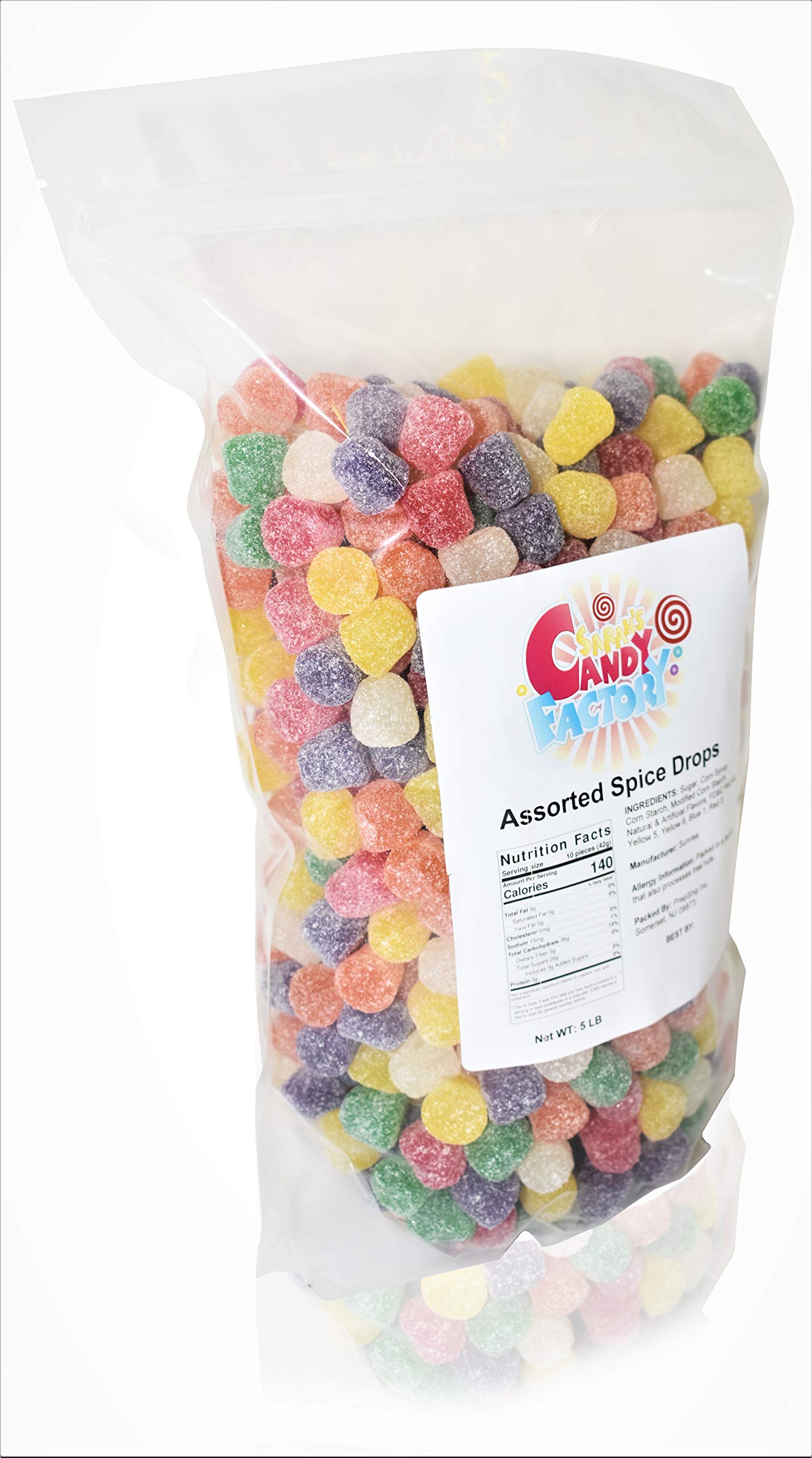 Reusable bag of spice drops from Sarah's Candy Factory keeps treats fresh