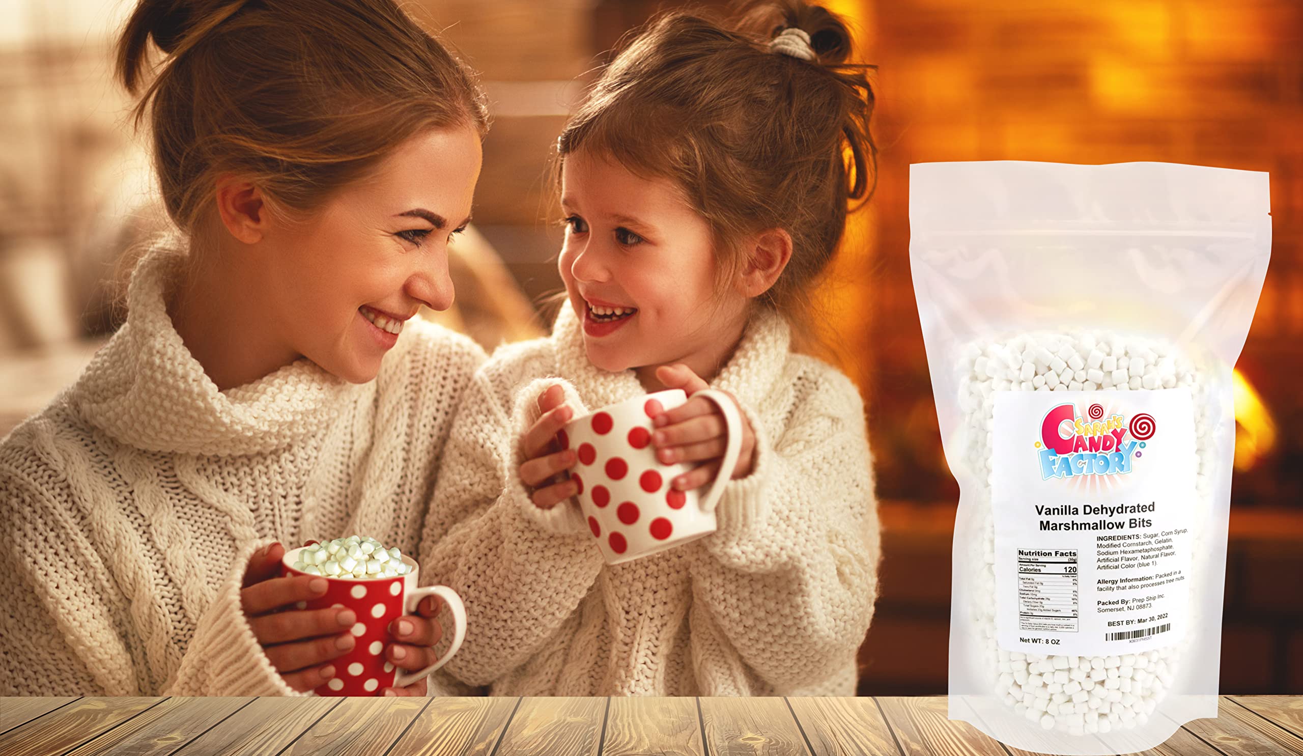 Baking and decorating ideas using Sarah's Candy Factory mini marshmallow bits.