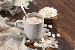Mini marshmallows from Sarah's Candy Factory baked into desserts as a garnish.