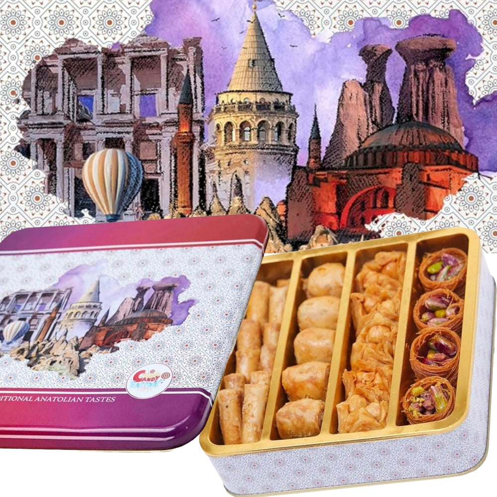 Serving ideas for baklava to share with guests and family.