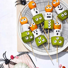 Sarah's Candy Factory cookie decoration eyeballs provide safe edible finishing touch.