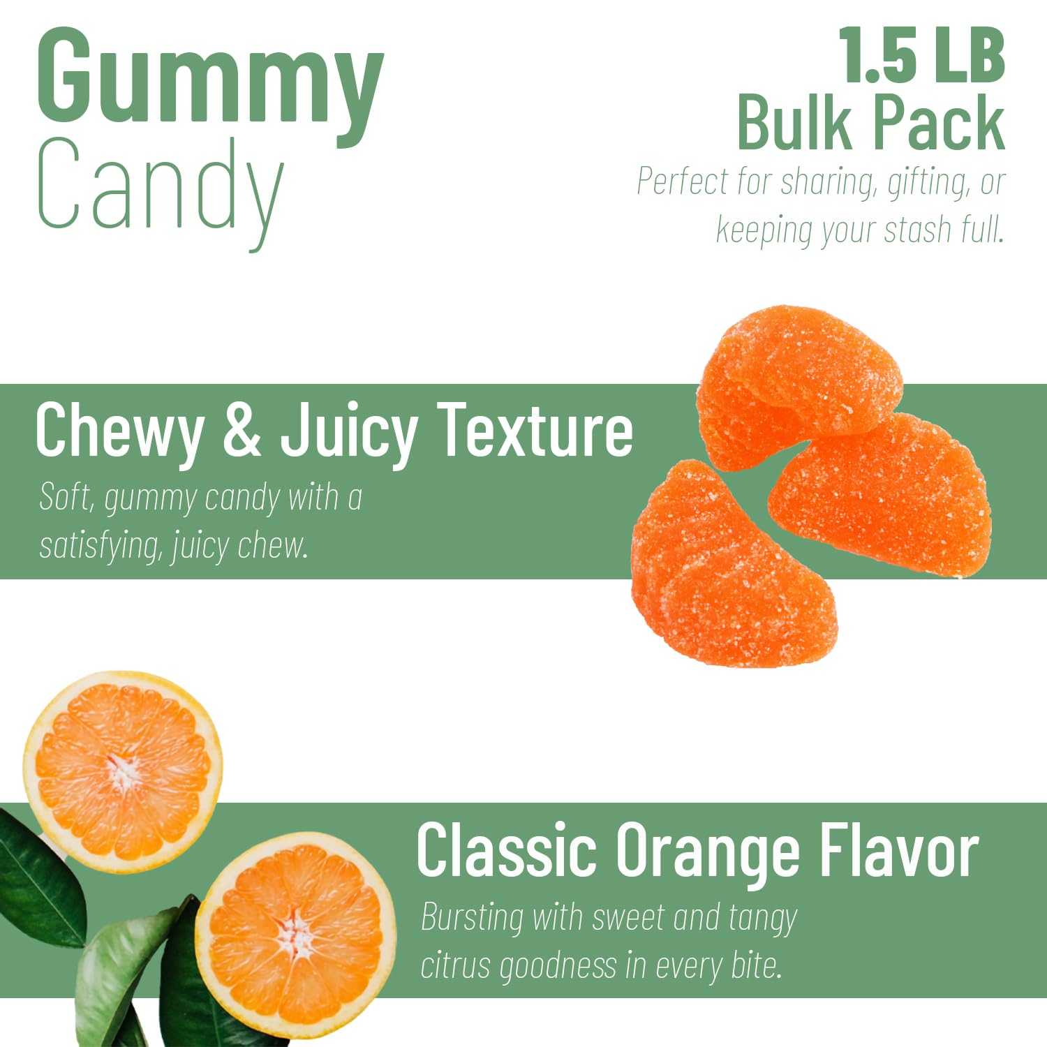 Sarah's Candy Factory orange slices holiday tray ready for guests