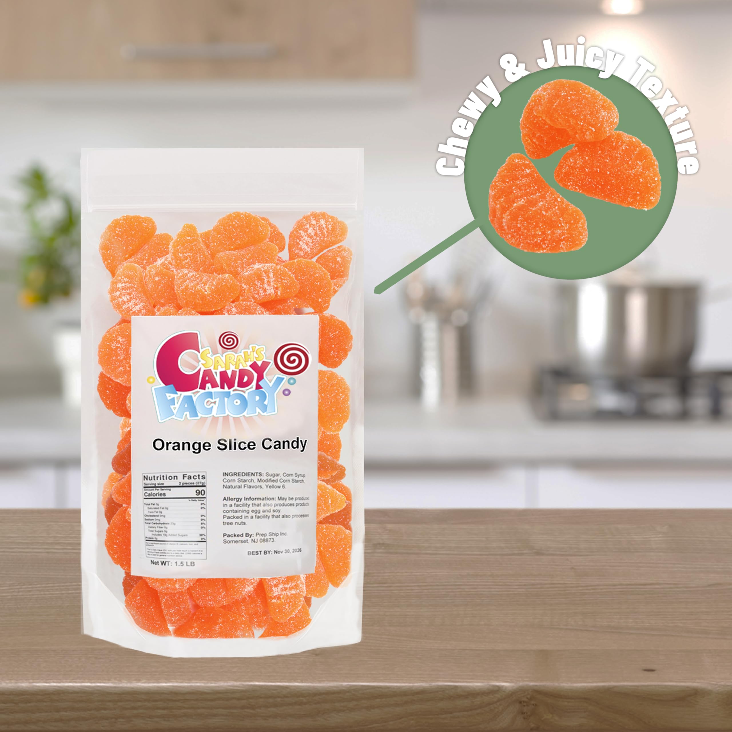 Sarah's Candy Factory orange slices party snack at a gathering