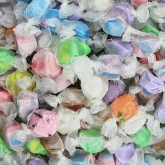 Soft and chewy taffy texture highlighted for nostalgic snacking