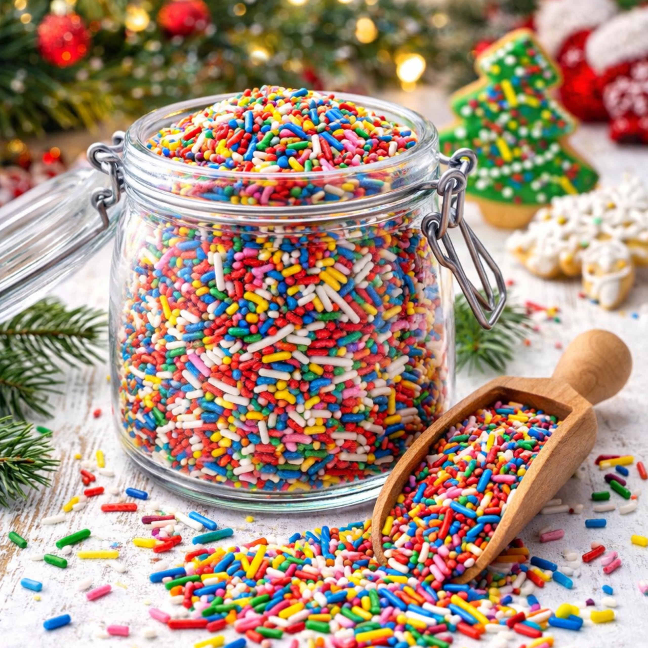 Sarah's Candy Factory rainbow sprinkles mix colors for crafts