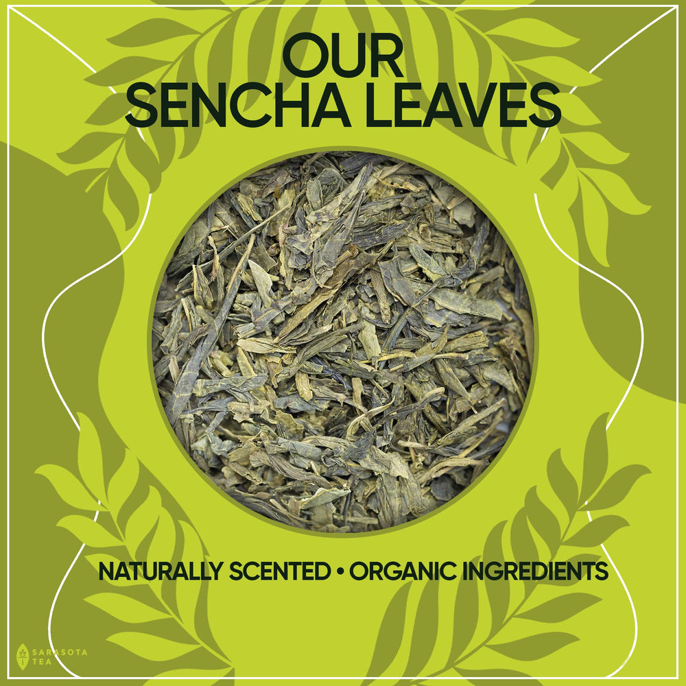 SARASOTA COFFEE & TEA CO. Organic certification emblem on packaging.