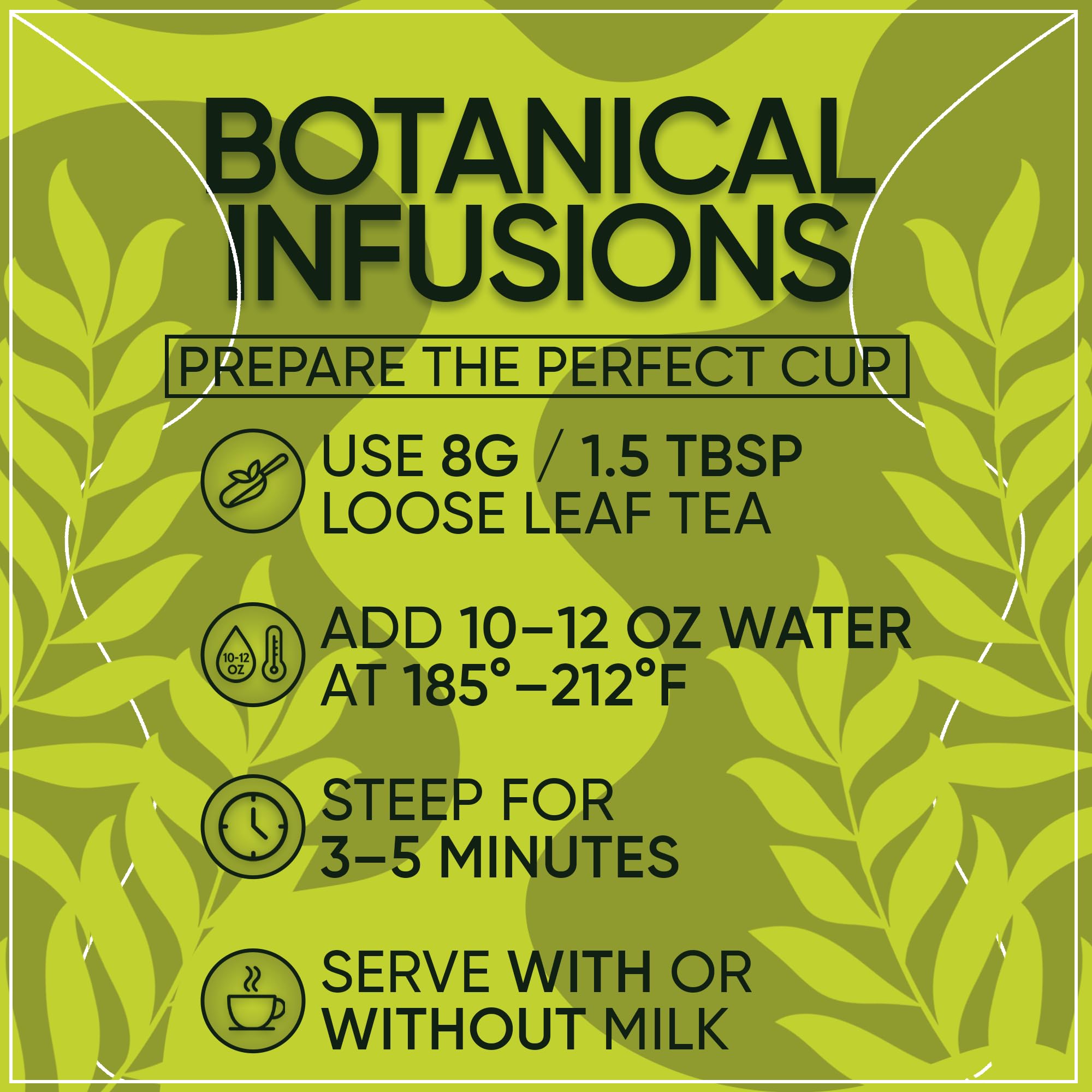 SARASOTA COFFEE & TEA CO. Sencha tea steeping captures a crisp infusion.