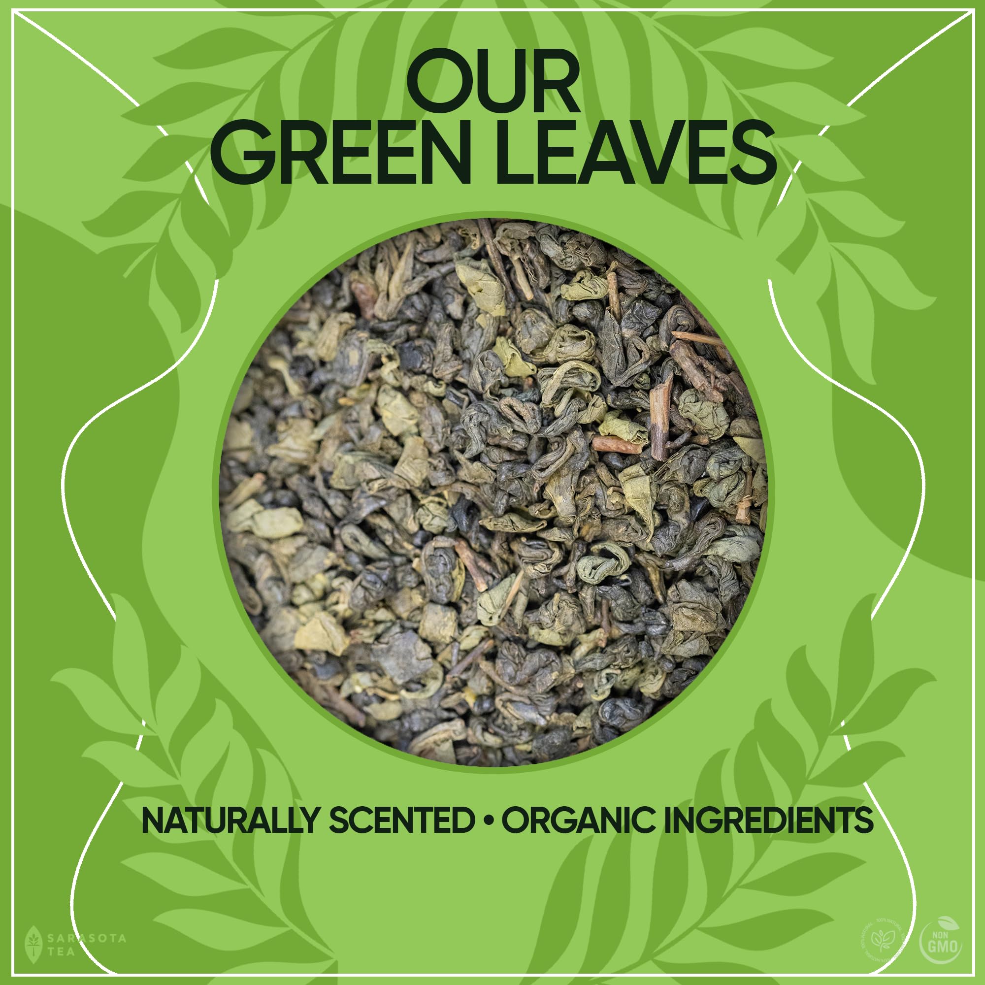 Sarasota Gunpowder Green Tea aroma with smoky nuttiness