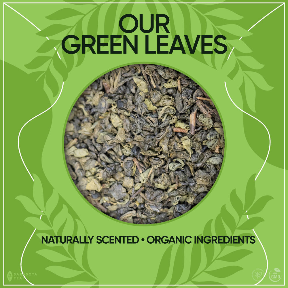 Sarasota Gunpowder Green Tea aroma with smoky nuttiness