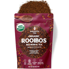 Sarasota Rooibos loose leaf tea bulk bag ready for daily brewing