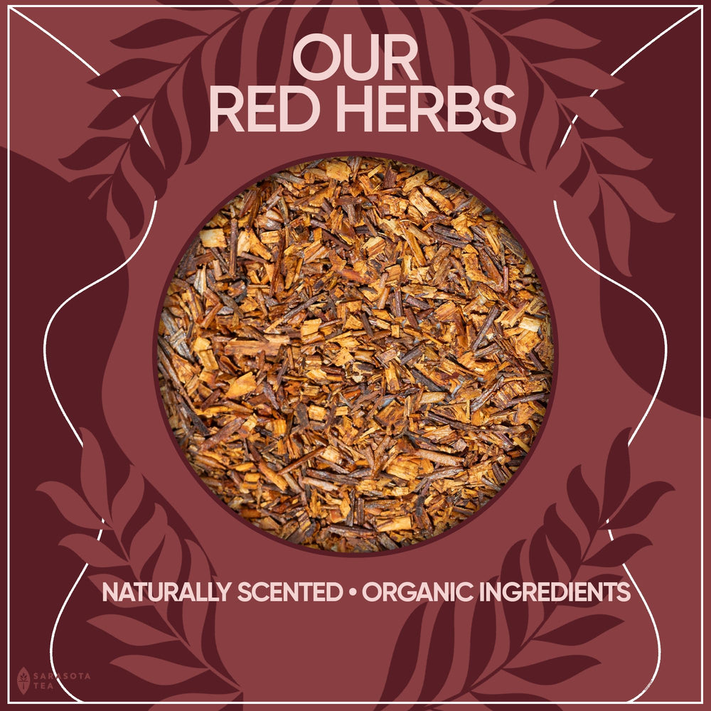 Dry Rooibos leaves close-up showing whole-leaf quality