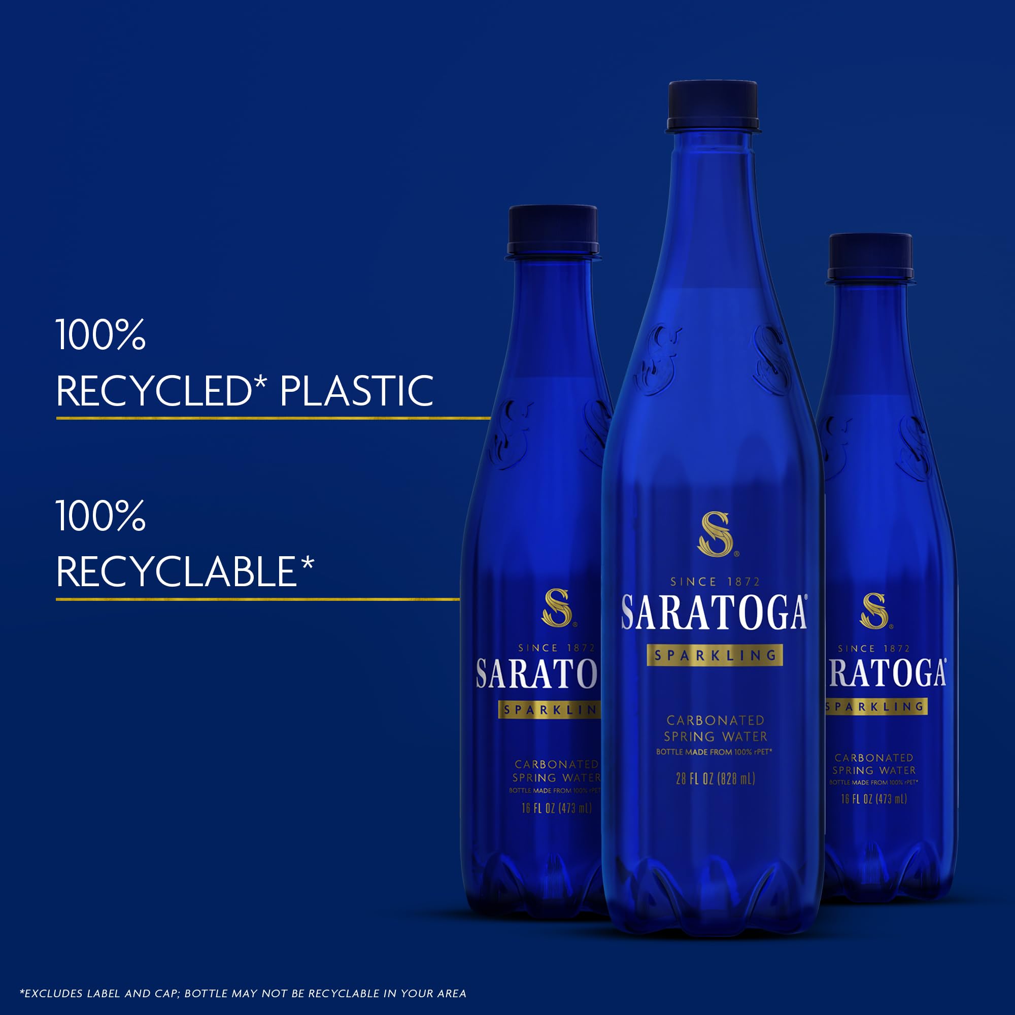 Saratoga bubbles close-up highlighting vibrant effervescence.
