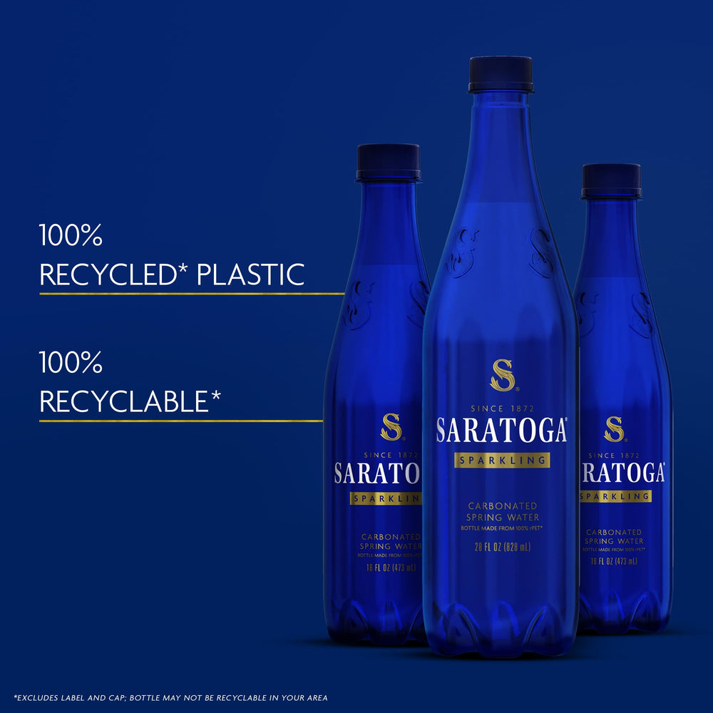 Saratoga bubbles close-up highlighting vibrant effervescence.