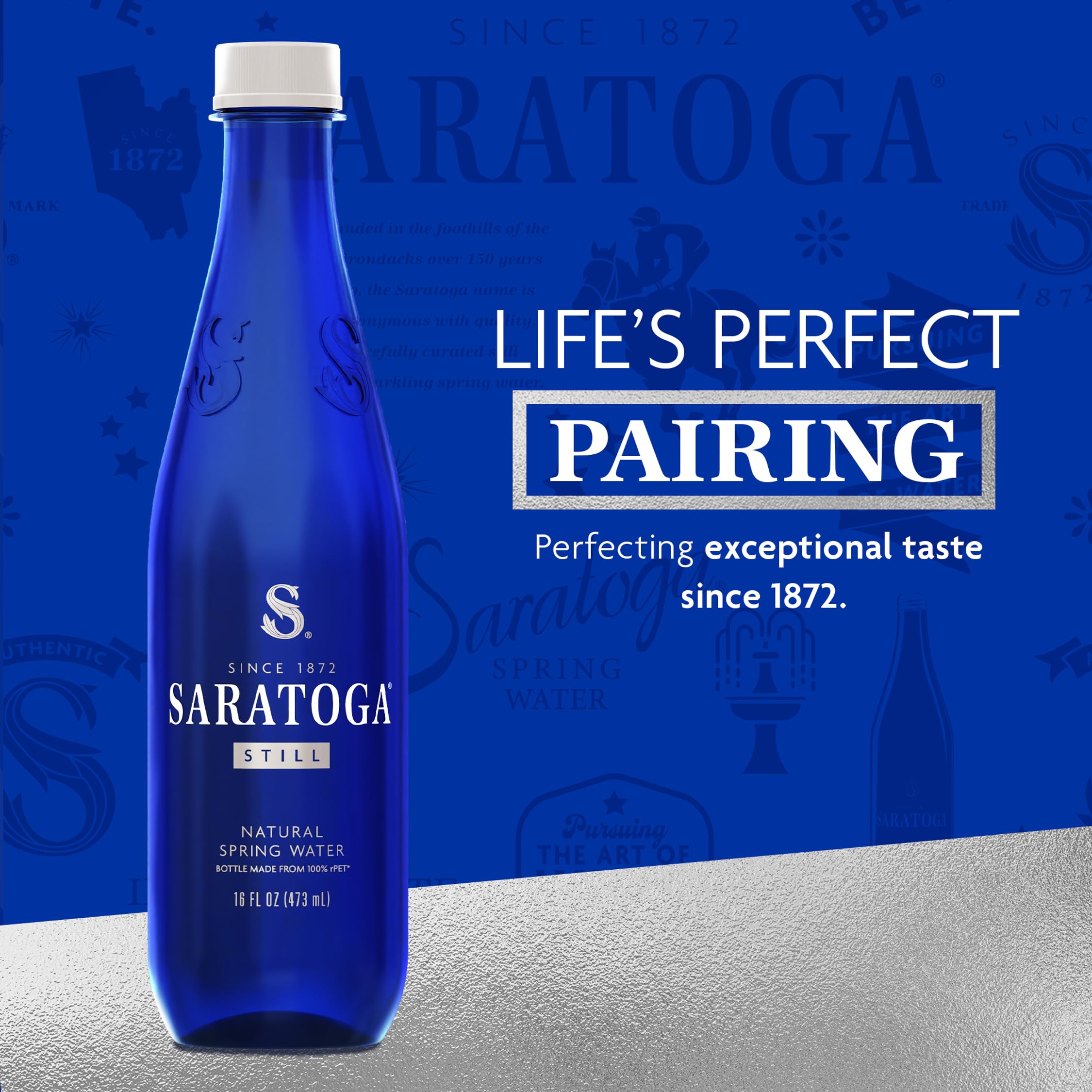 Saratoga Still Water ideal for commuting and daily hydration.