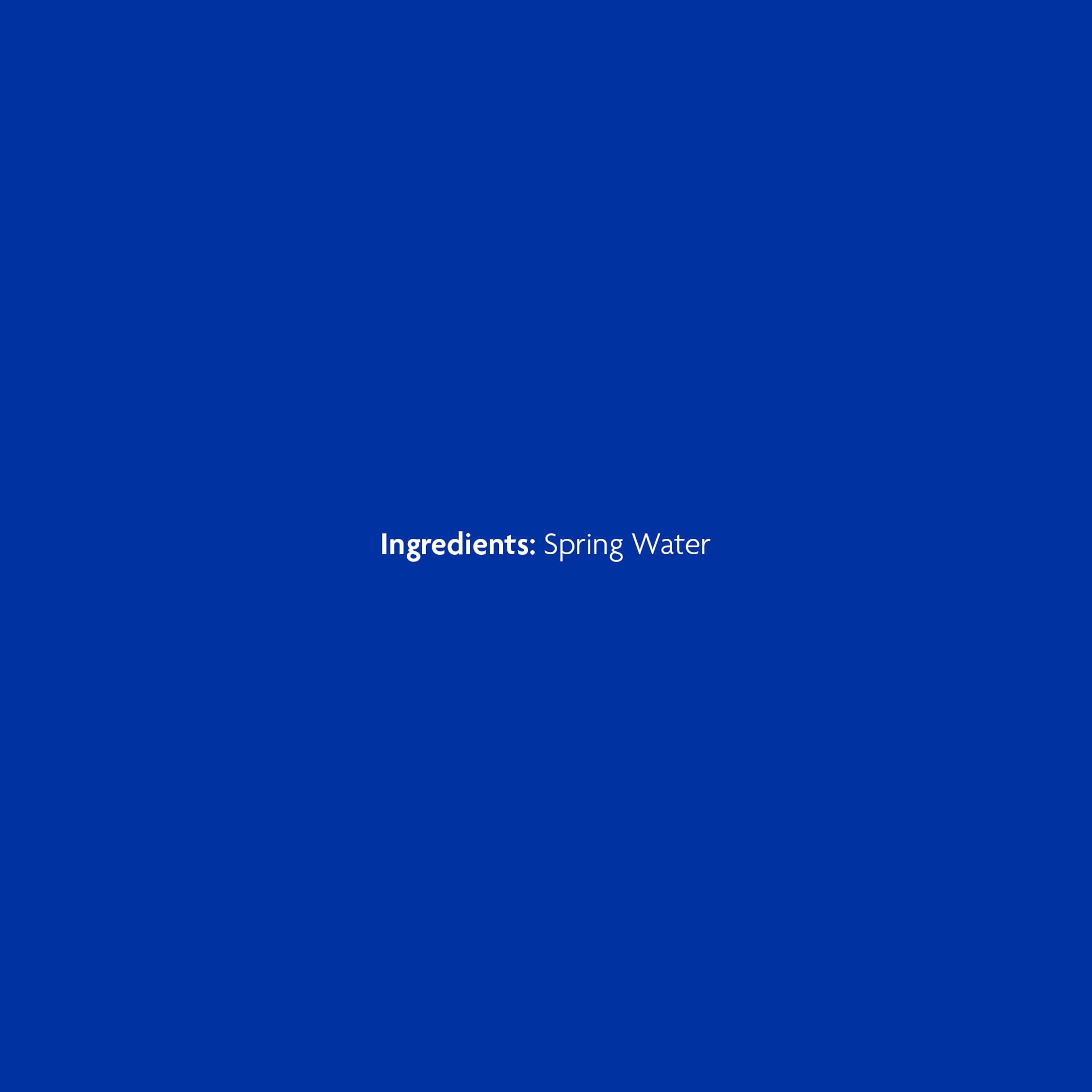 Saratoga Still Water with light, smooth taste for delicate pairings.