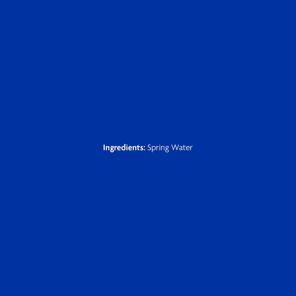 Saratoga Still Water with light, smooth taste for delicate pairings.